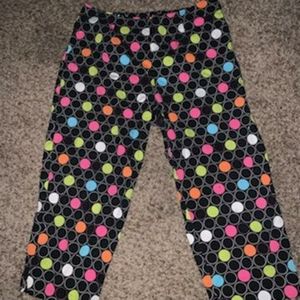 Polka dot capris